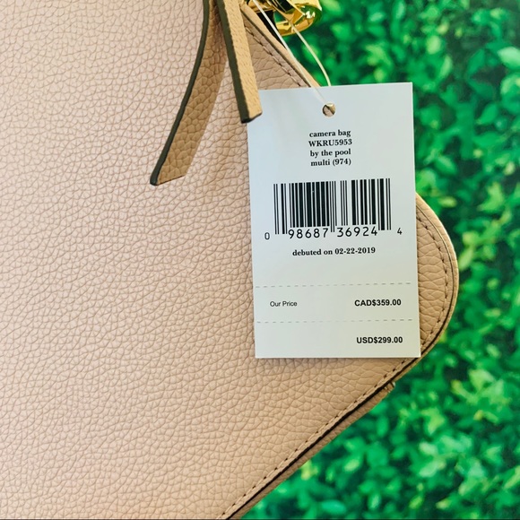 Kate Spade Flamingo Camera Bag By Pool Crossbody - Picture 7 of 8
